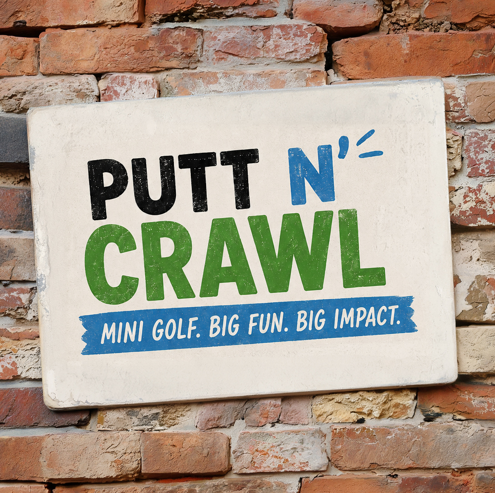 Putt N' Crawl 2026 - logo
